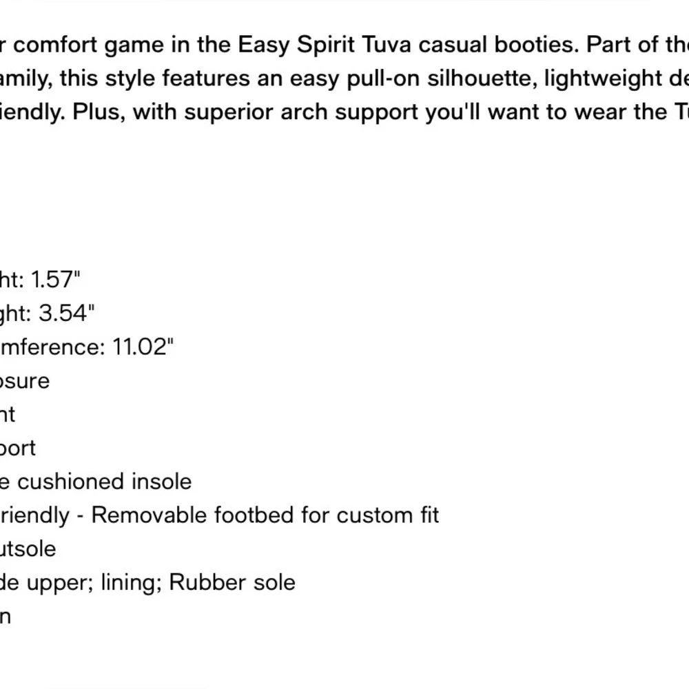 New in Box Easy Spirit 9.5W Tuva Casual Booties in Dark Red Shoes Fur Lined New - Picture 7 of 7